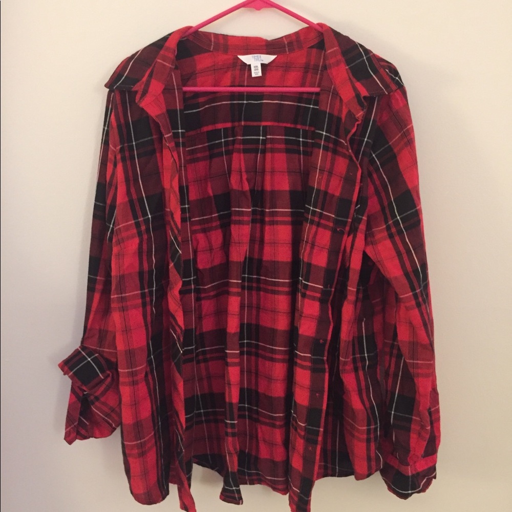 Plaid button up shirt